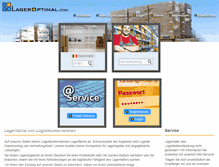 Tablet Screenshot of lageroptimal.com